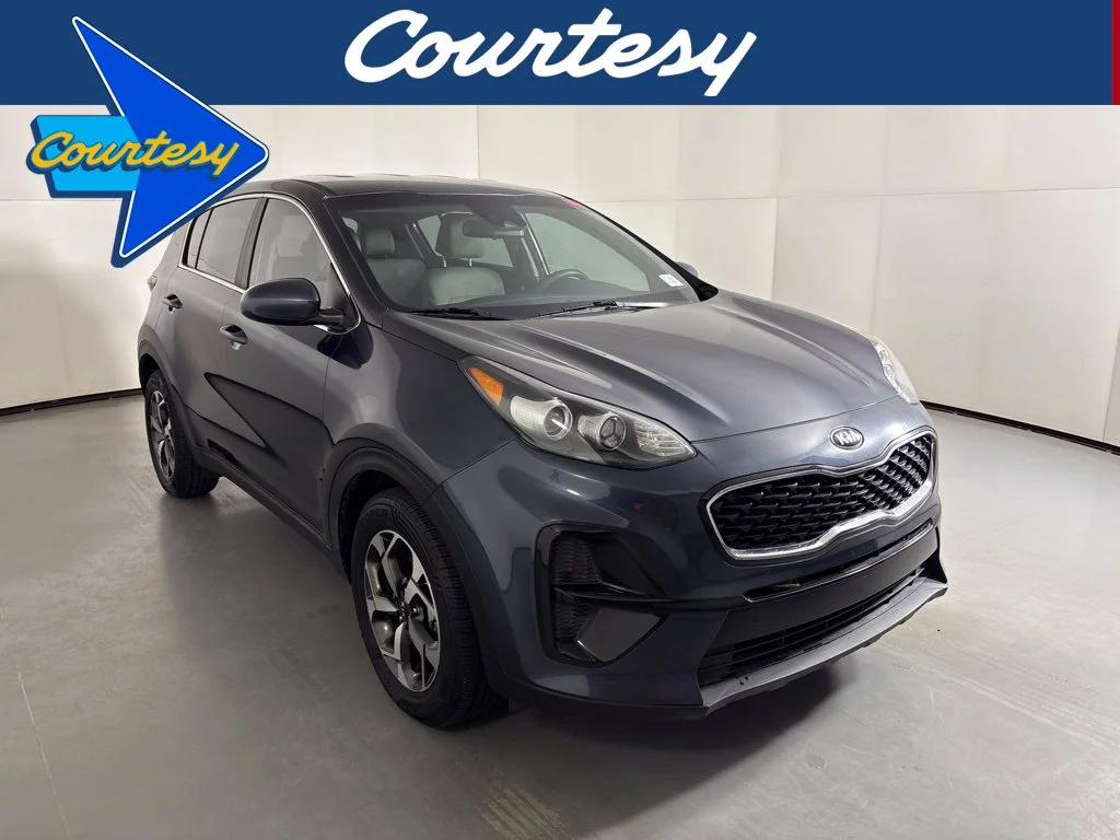 Used 2022 Blue Kia LX image 1