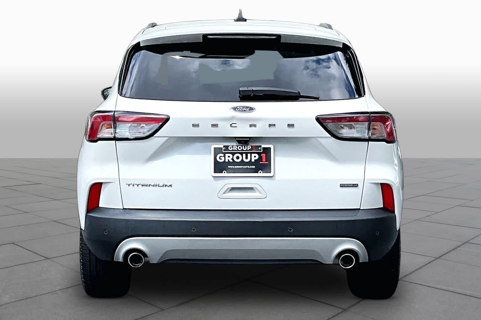 Used 2020 Star White Metallic Tri-Coat Ford Titanium Hybrid image 5
