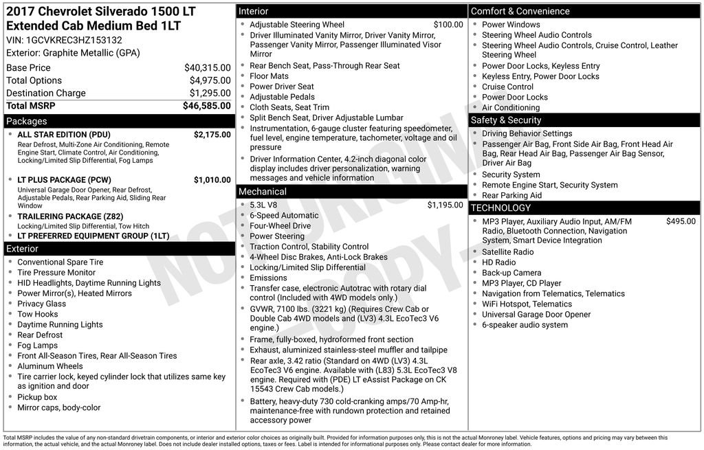 Used 2017 Gray Chevrolet LT image 2