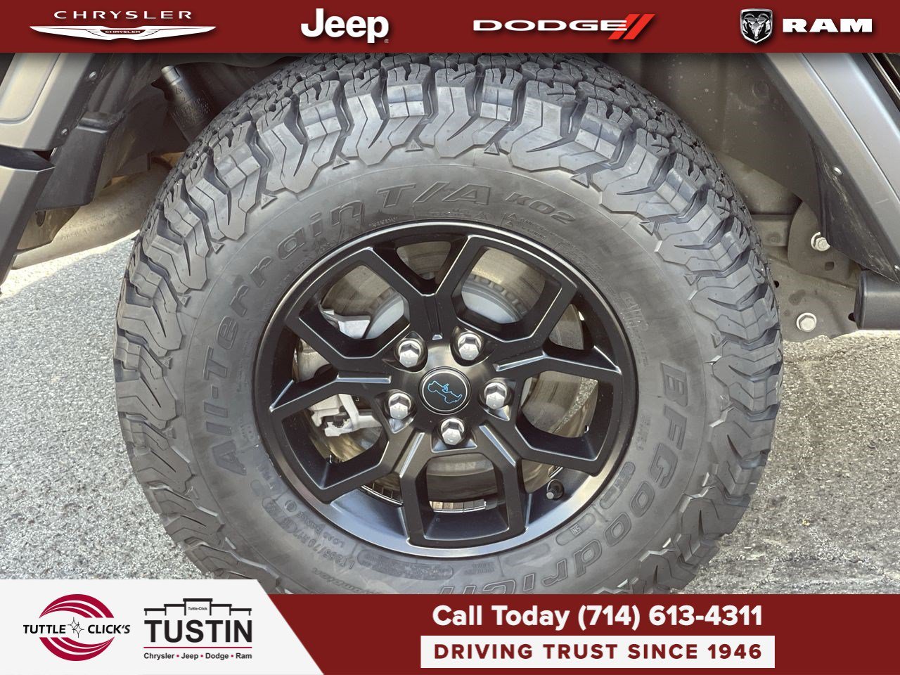 Used 2024 Black Clearcoat Jeep Willys image 11