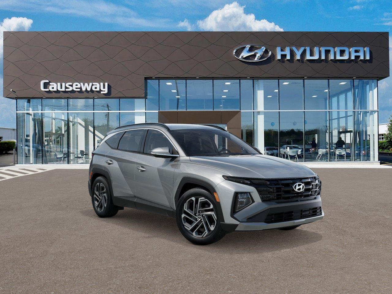 New 2026 Shimmering Silver Hyundai SEL Plus AWD image 2