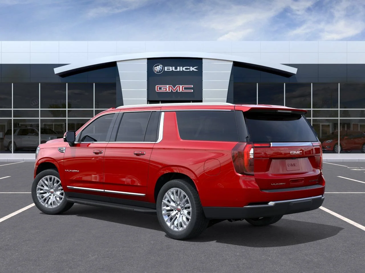 New 2026 Volcanic Red Tintcoat GMC Elevation image 3