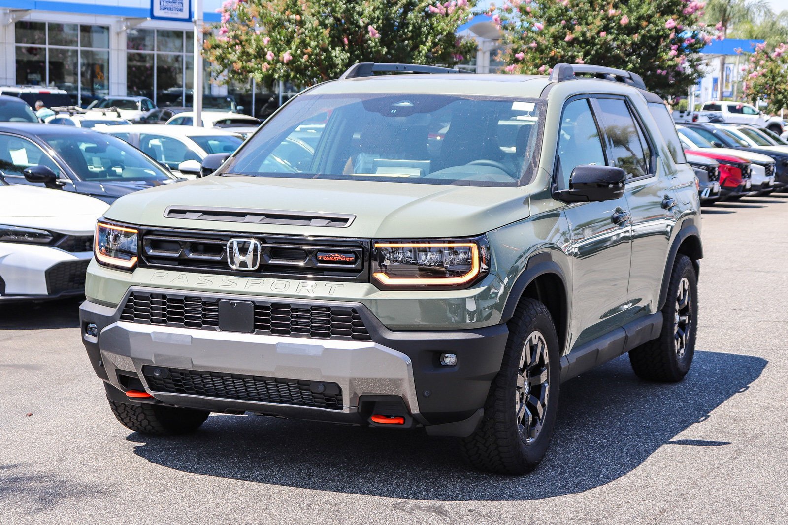 New 2026 Ash Green Metallic Honda TrailSport Elite AWD image 3