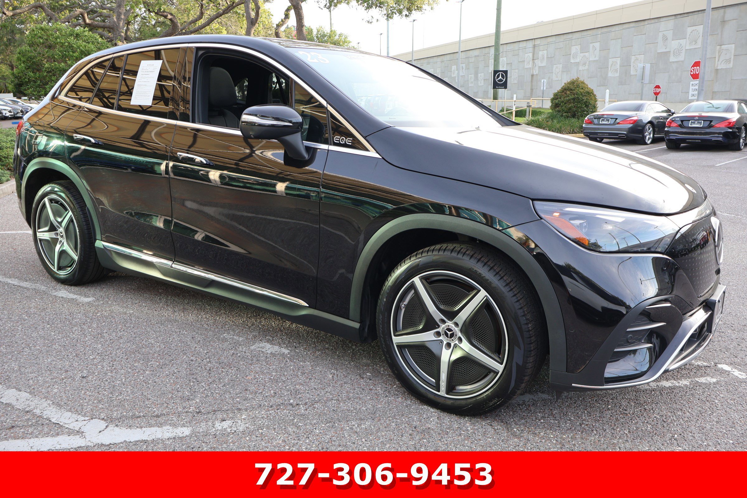 Certified Used 2023 Obsidian Black Metallic Mercedes-Benz EQE 350 image 12