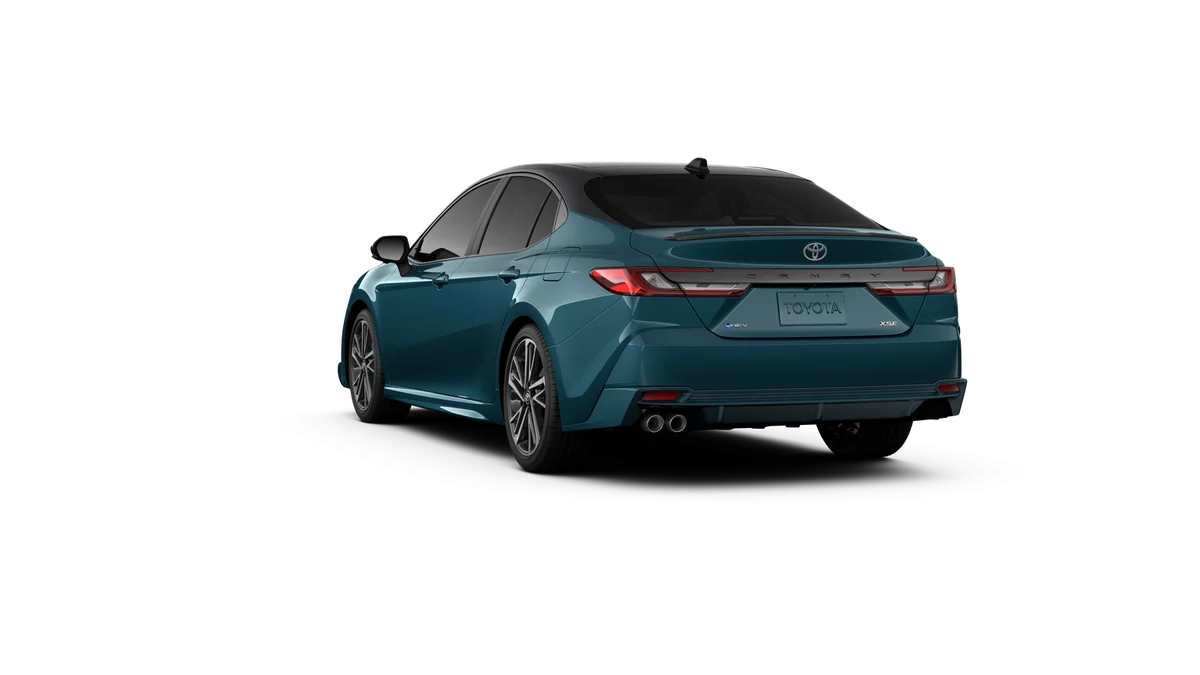 New 2026 Ocean Gem with Midnight Black Metallic roof Toyota XSE image 7