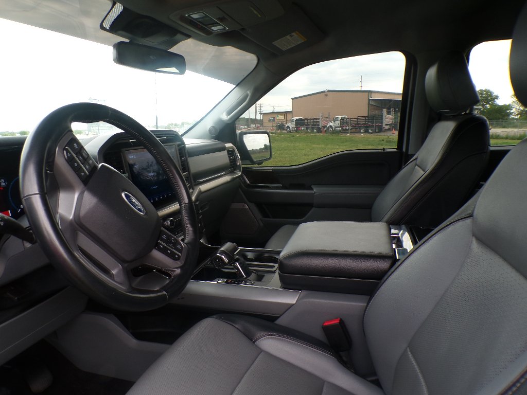 Used 2021 Space White Metallic Ford LARIAT image 23
