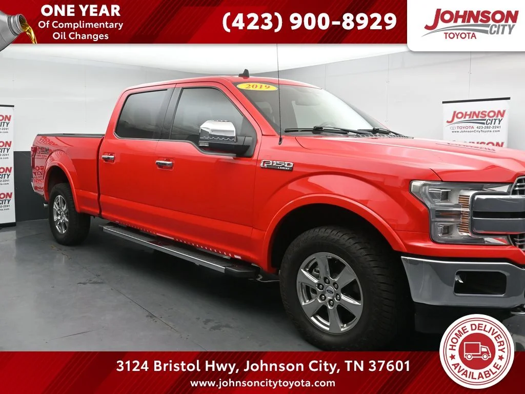 Used 2019 Red Ford Lariat image 1