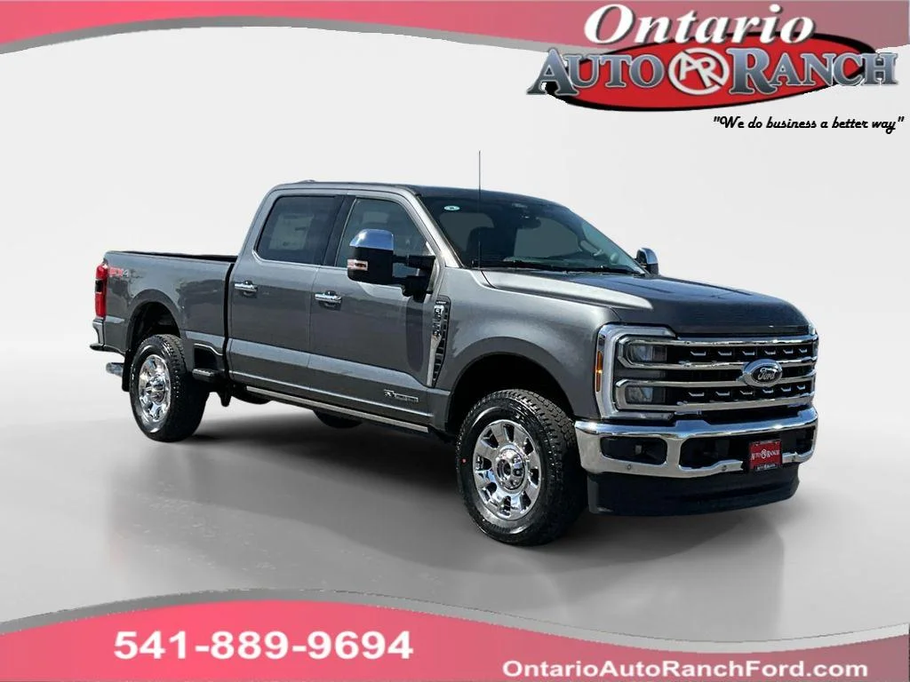 New 2026 Carbonized Gray Metallic Ford LARIAT image 1