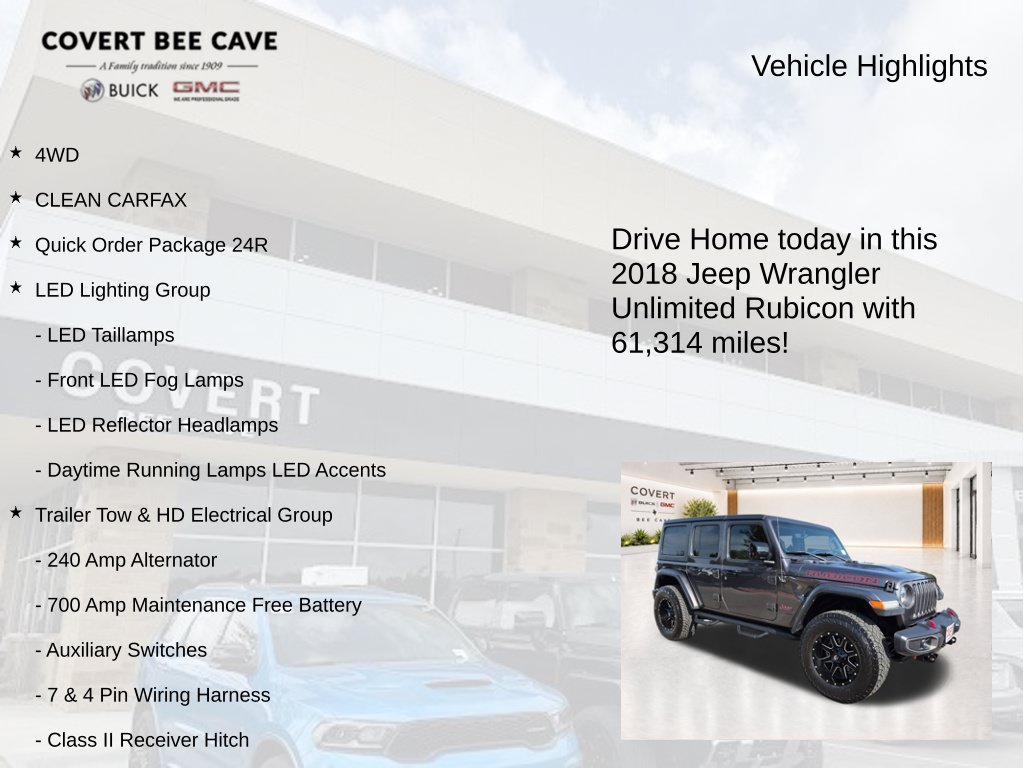 Used 2018 Gray Jeep Unlimited Rubicon image 6