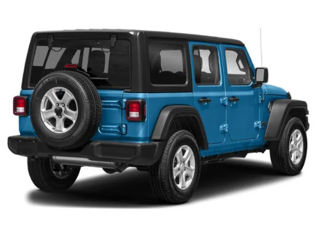 Used 2022 Hydro Blue Pearlcoat Jeep Unlimited Sport image 2