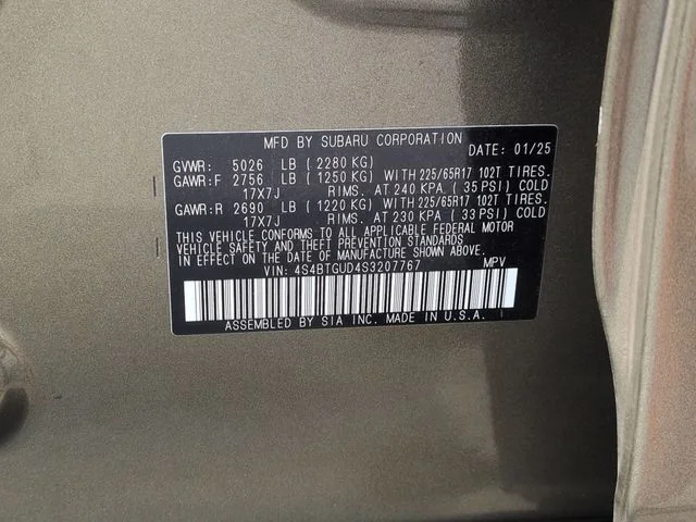 Used 2025 Green Subaru Wilderness image 46