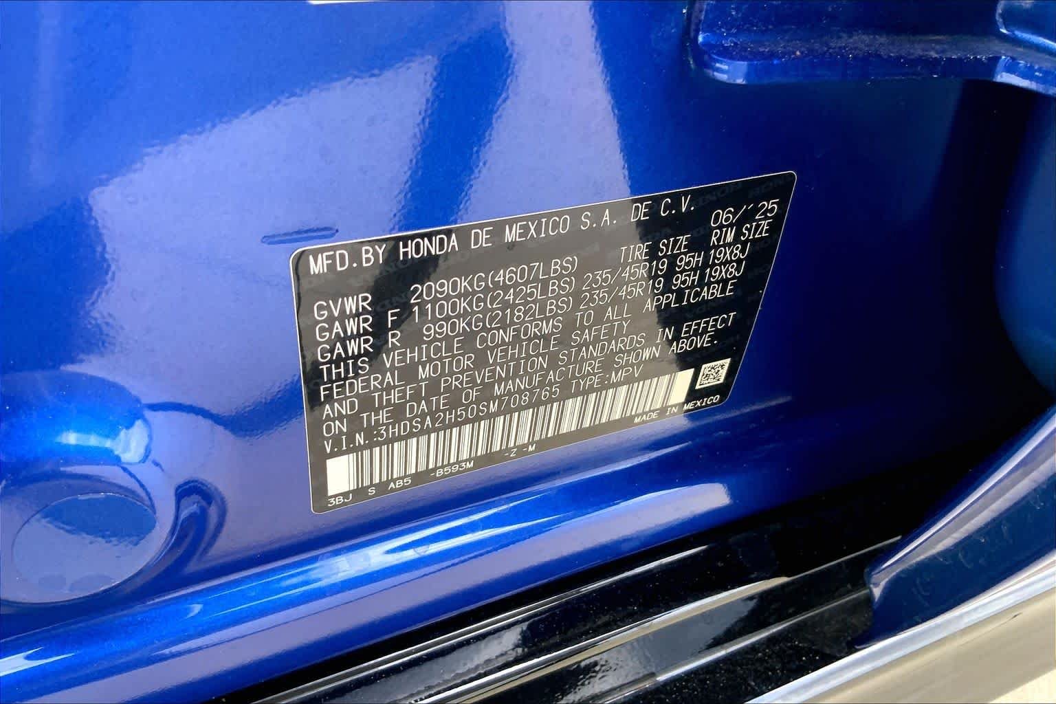 Used 2025 Adriatic Sea Blue Acura w/A-Spec Package image 33
