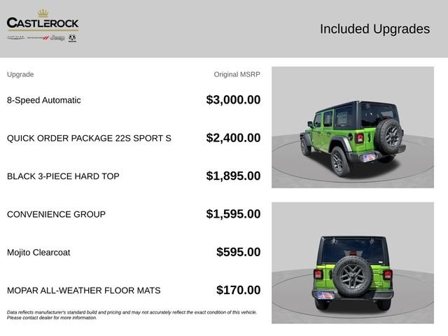 New 2026 Mojito Clear-Coat Exterior Paint Jeep Sport S image 4