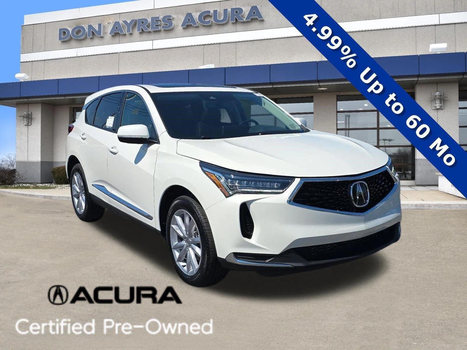 Certified Used 2024 Platinum White Pearl Acura SH-AWD image 1