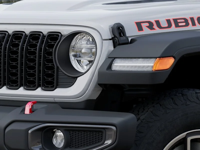 New 2025 Bright White Clear-Coat Exterior Paint Jeep Rubicon image 37