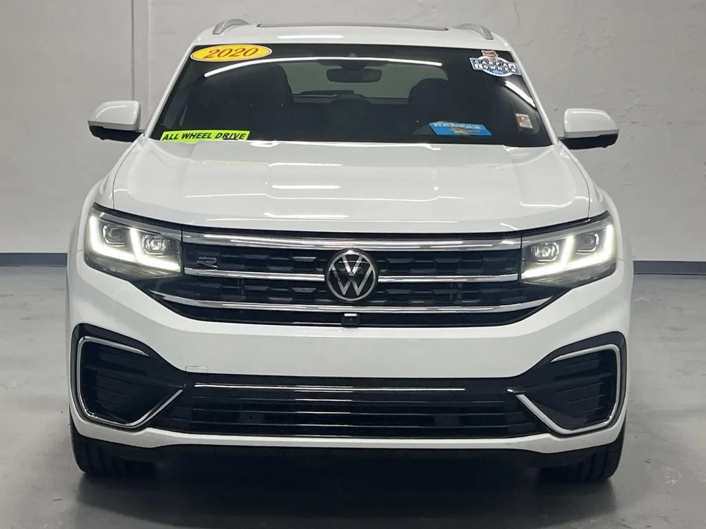 Used 2020 Pure White Volkswagen 3.6L V6 SEL Premium R-Line AWD 1 Owner image 3
