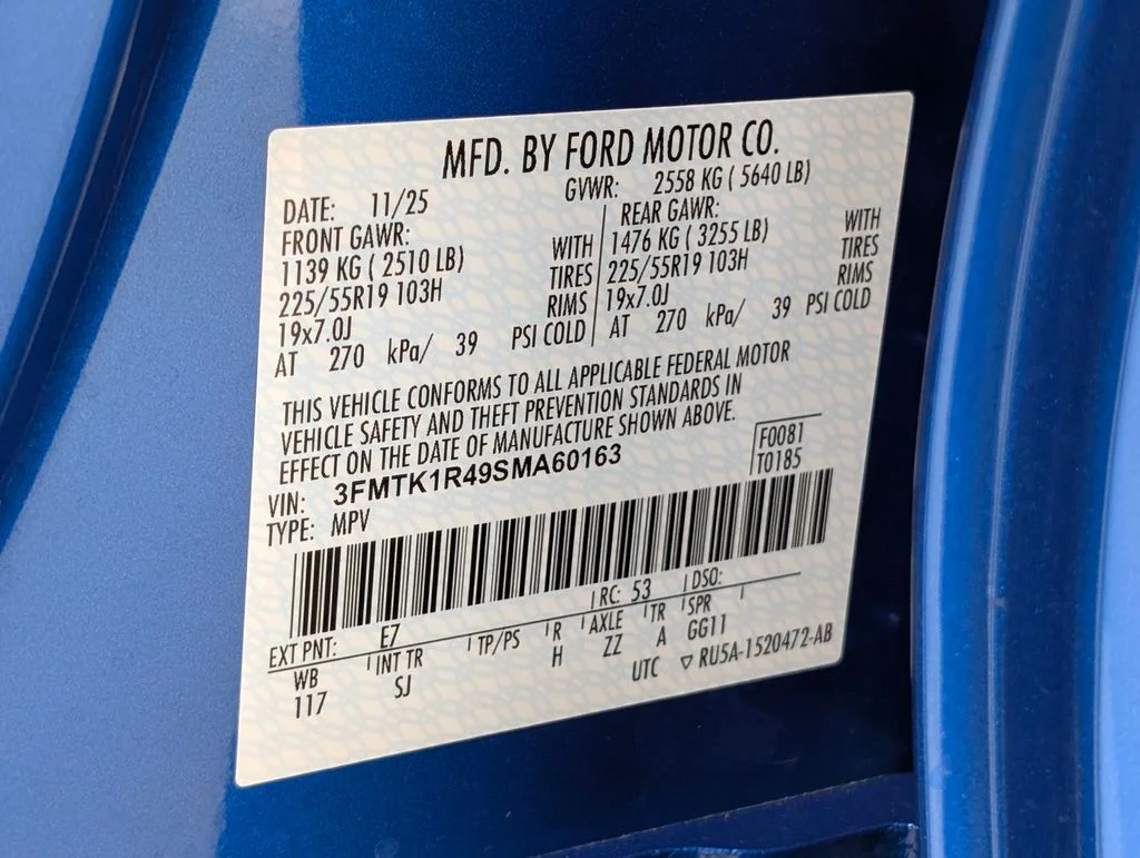 Certified Used 2025 Velocity Blue Metallic Ford Select image 23