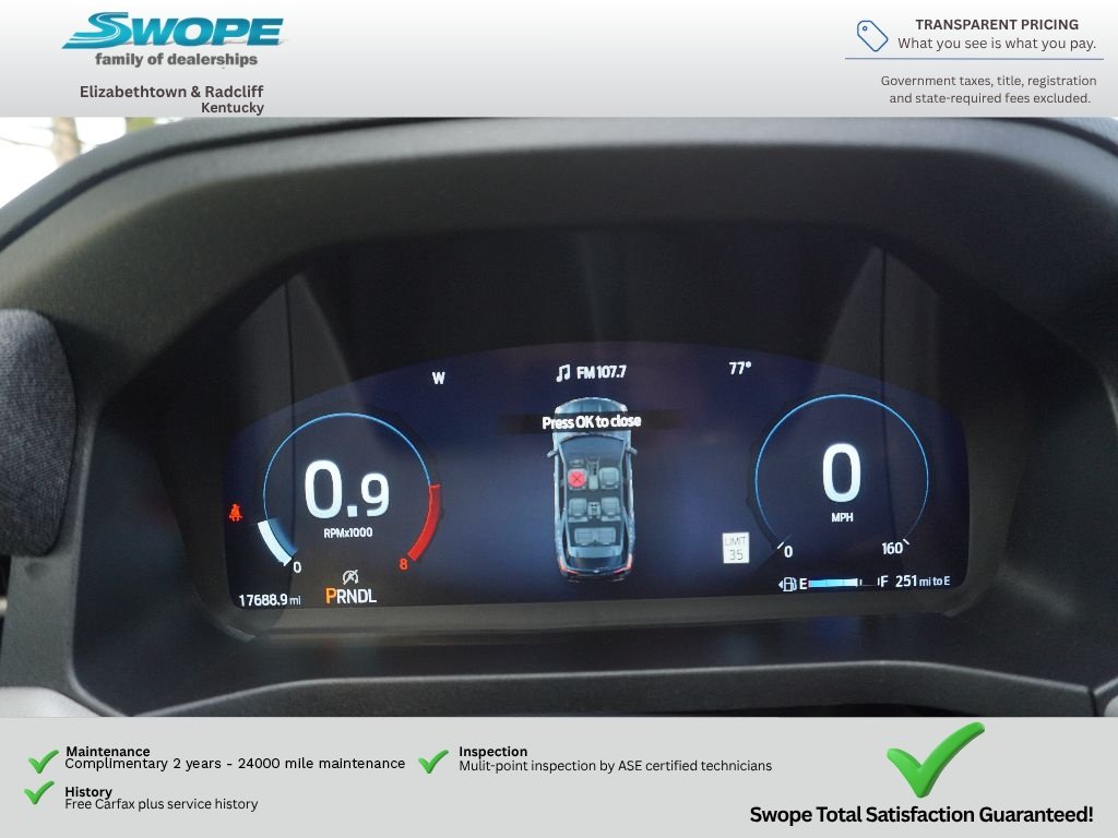 Used 2025 Vapor Blue Metallic Ford Active image 17