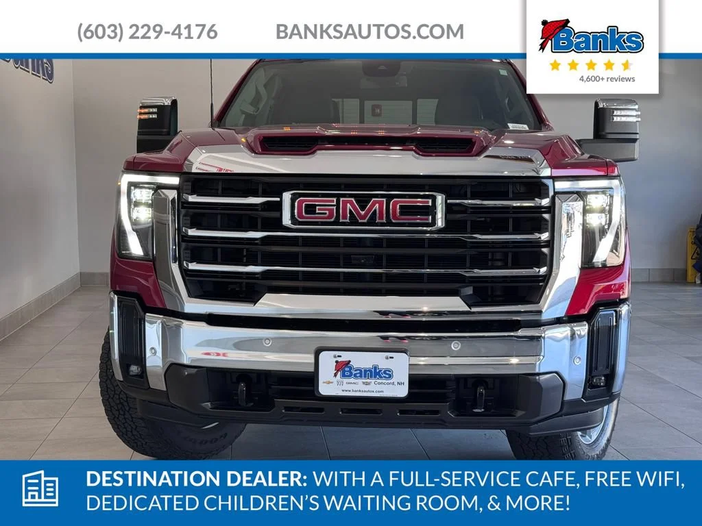 Certified Used 2025 Volcanic Red Tintcoat GMC SLT image 3