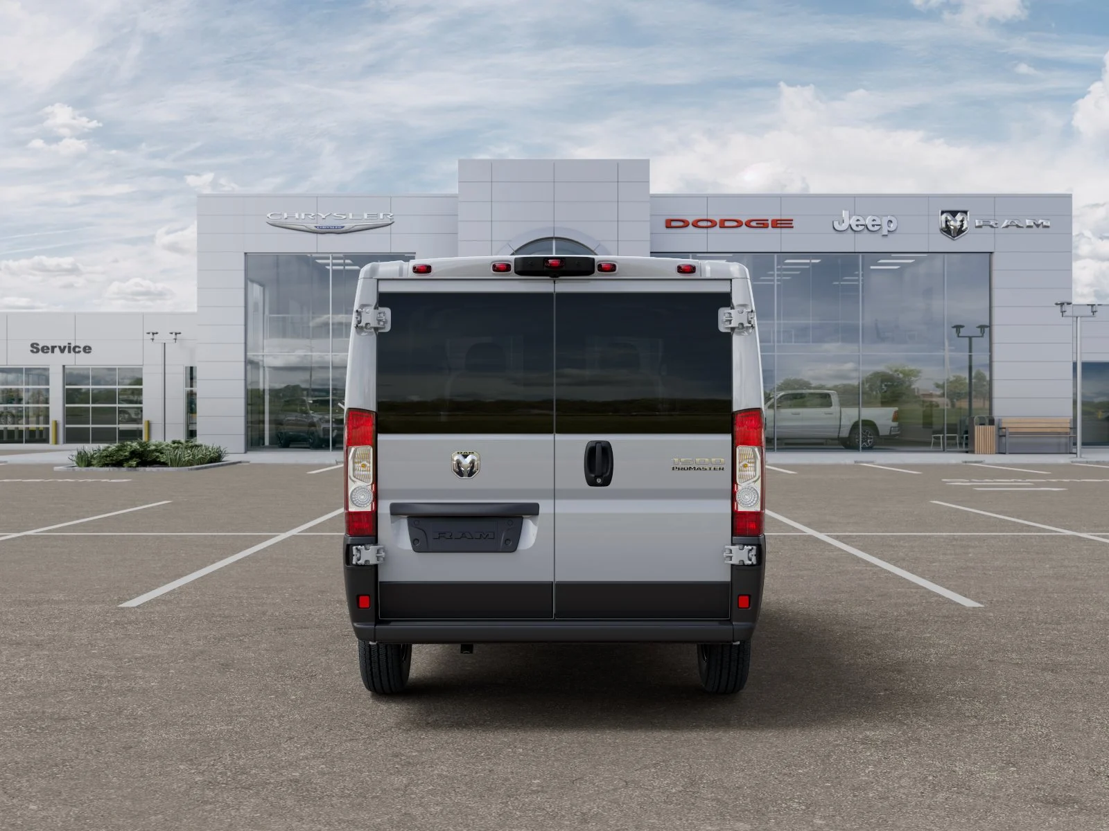 New 2026 Bright White Clear-Coat Exterior Paint RAM Low Roof image 25