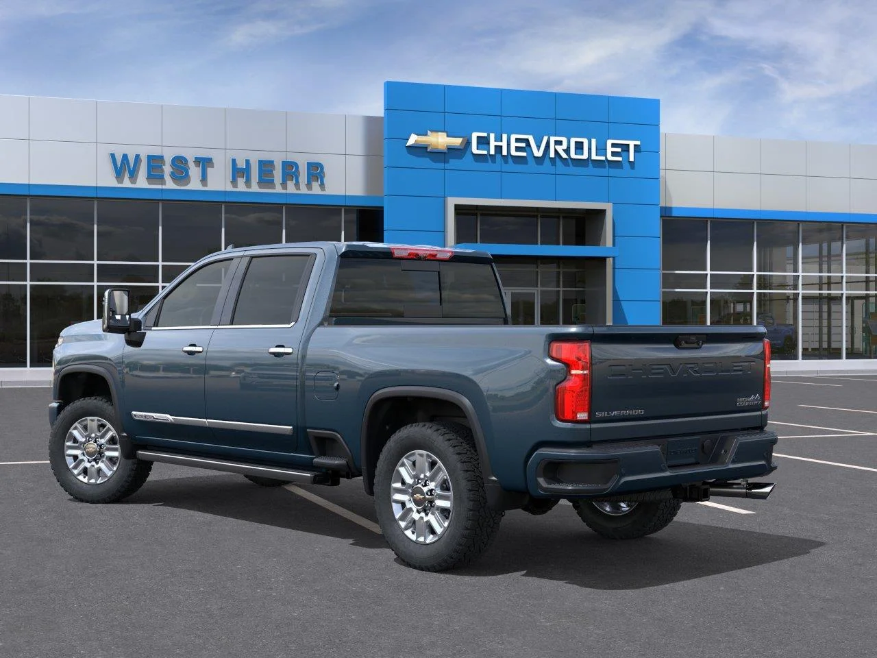 New 2026 Lakeshore Blue Metallic Chevrolet High Country image 3
