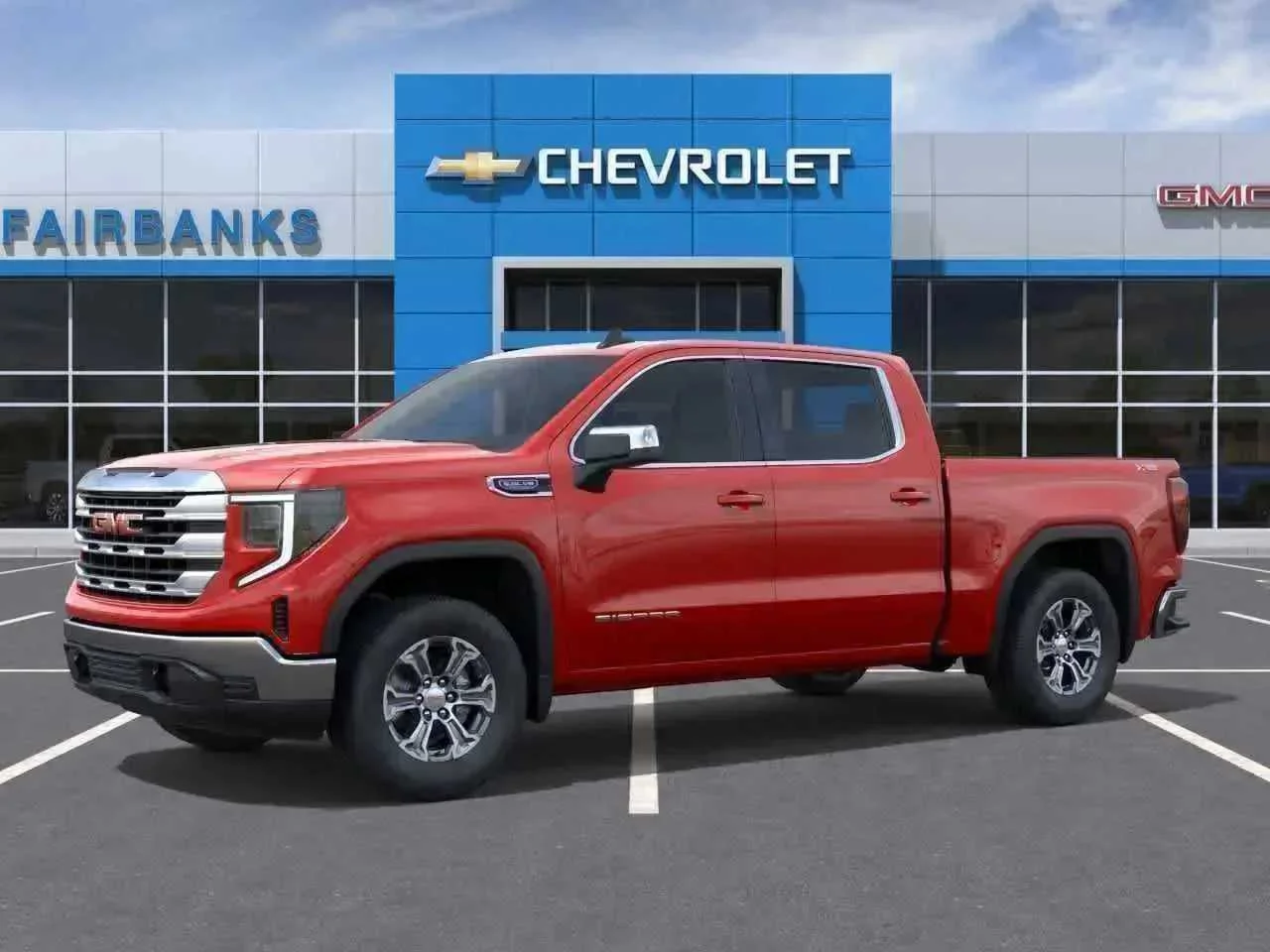 New 2026 Cardinal Red GMC SLE image 2