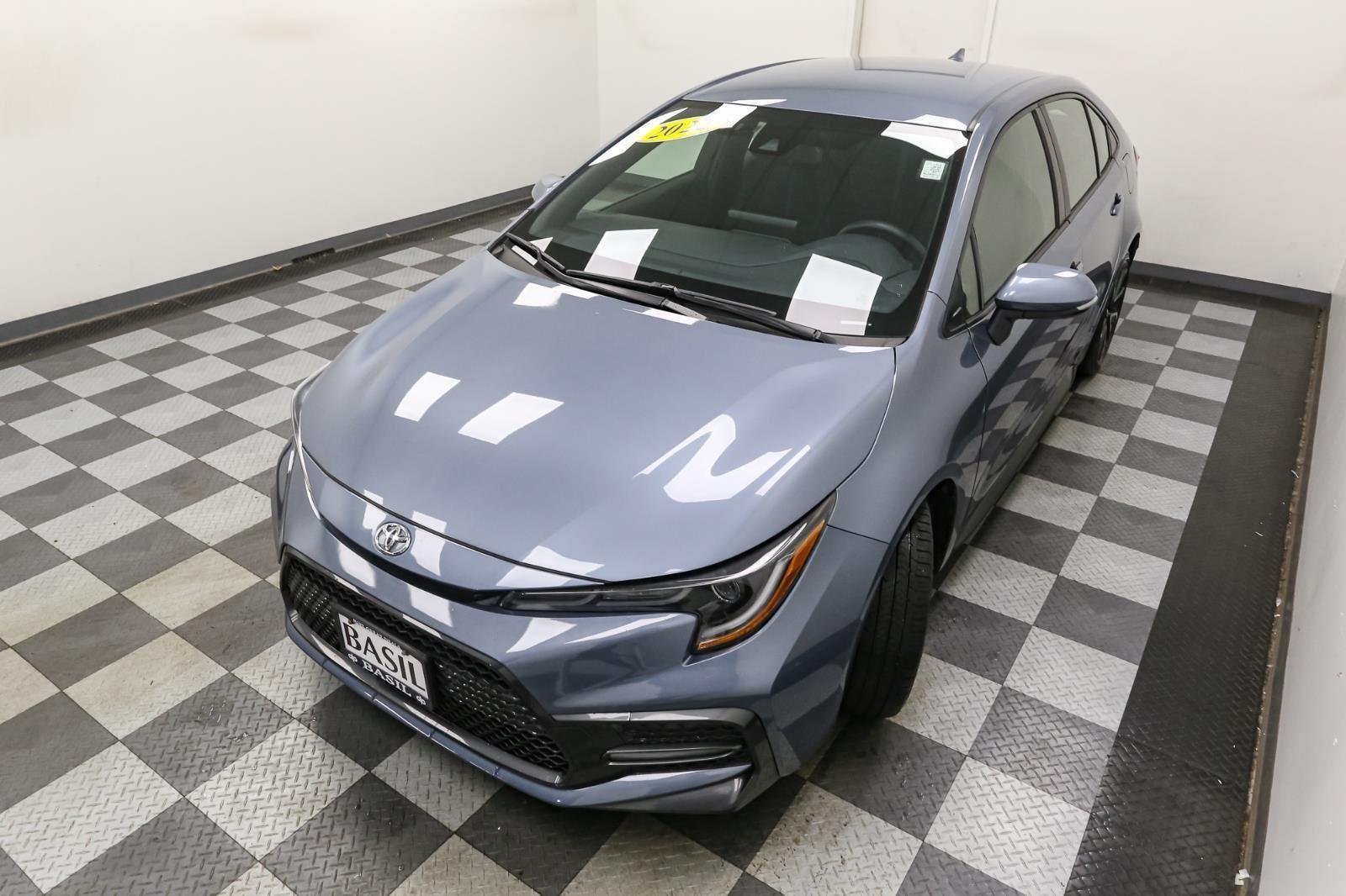 Used 2022 Celestite Gray Metallic Toyota SE image 6