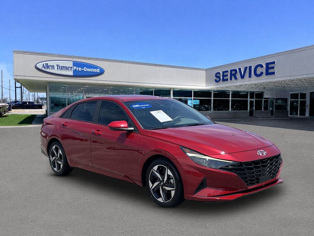 Used 2023 Scarlet Red Pearl Hyundai SEL image 2