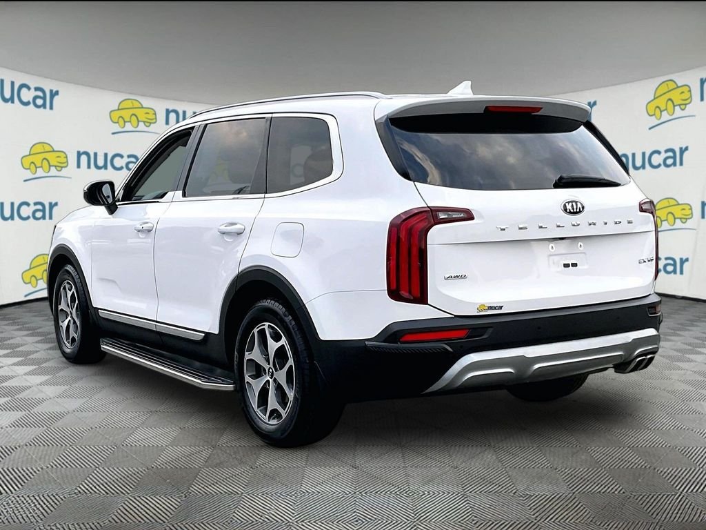 Used 2021 White Kia EX image 4