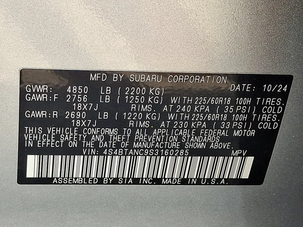 Used 2025 Silver Subaru Limited image 28