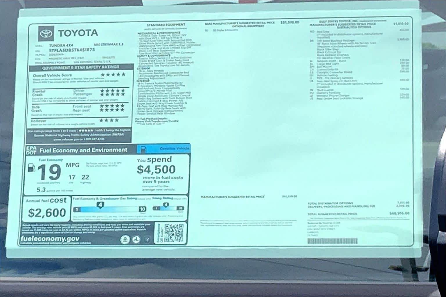 New 2026 Magnetic Gray Metallic Toyota SR5 image 22