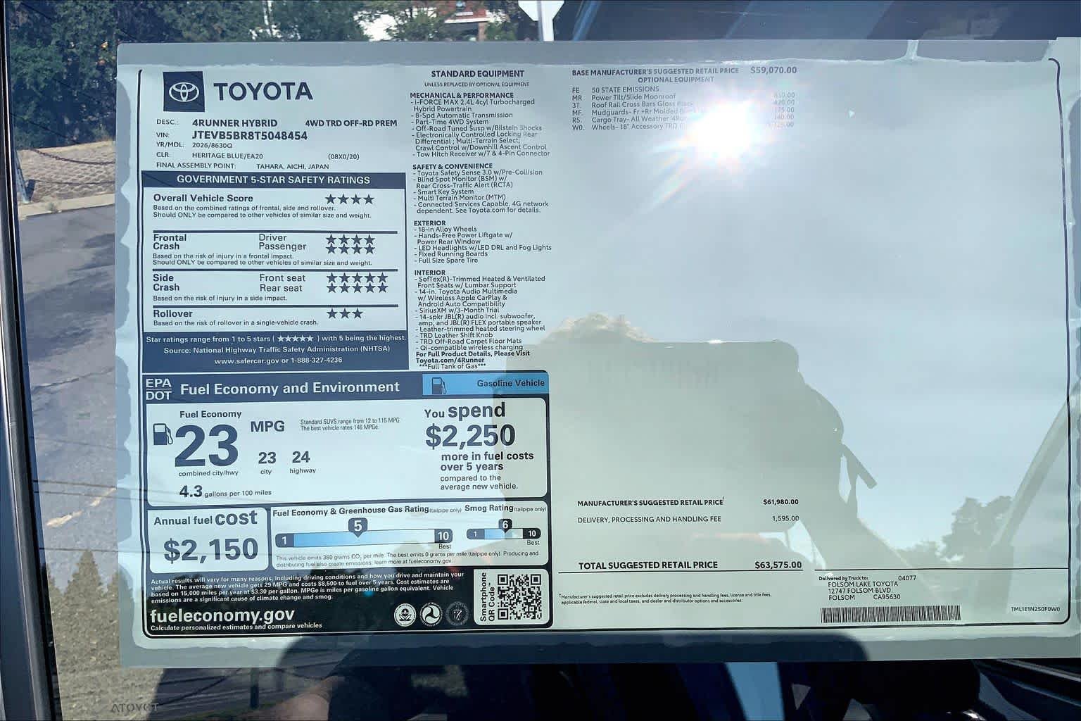 New 2026 Heritage Blue Toyota TRD Off-Road Premium i-FORCE MAX image 20