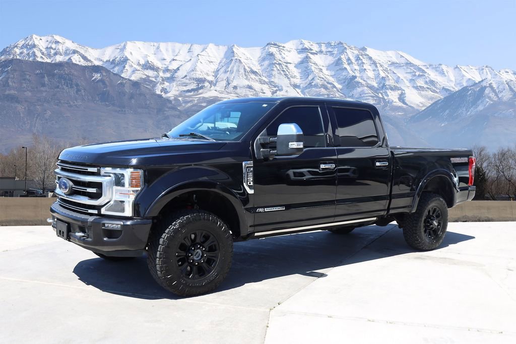 Used 2022 Black Metallic Ford Platinum image 2