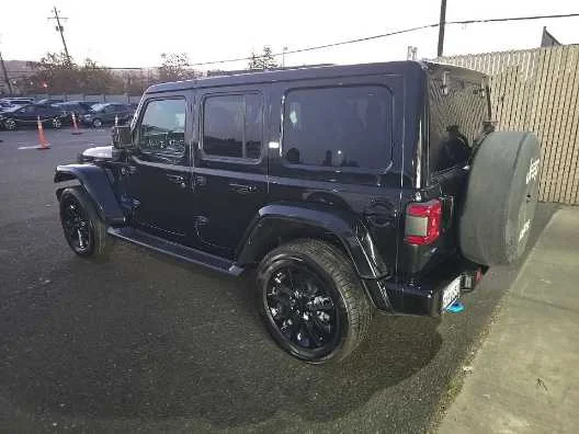 Used 2021 Black Clearcoat Jeep Unlimited Sahara High Altitude image 6