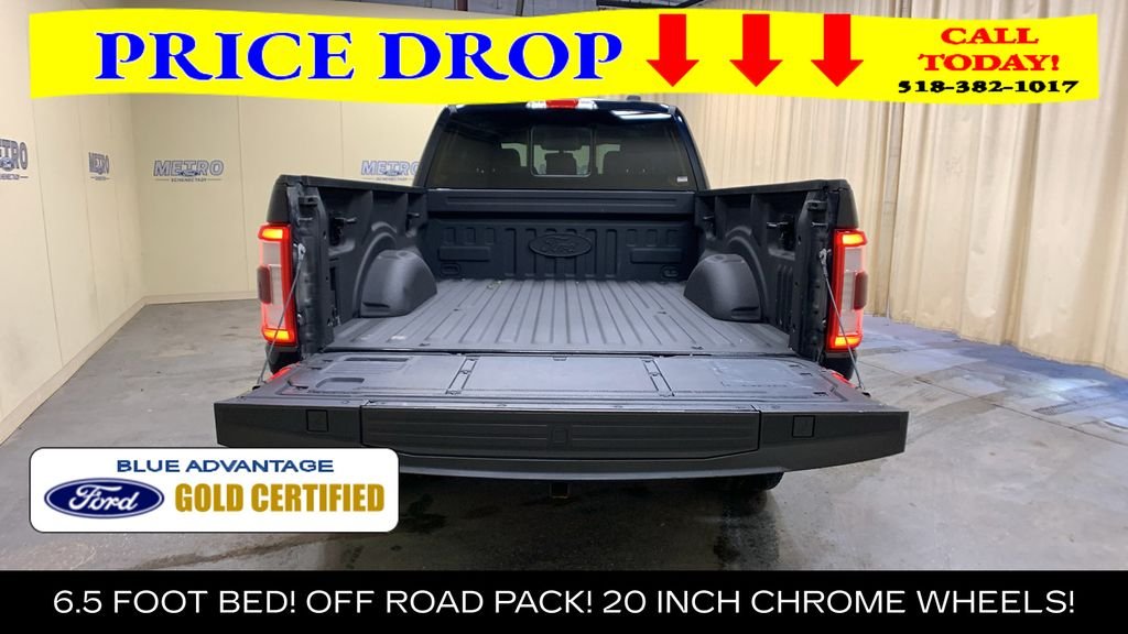 Certified Used 2022 Blue Metallic Ford Lariat image 22