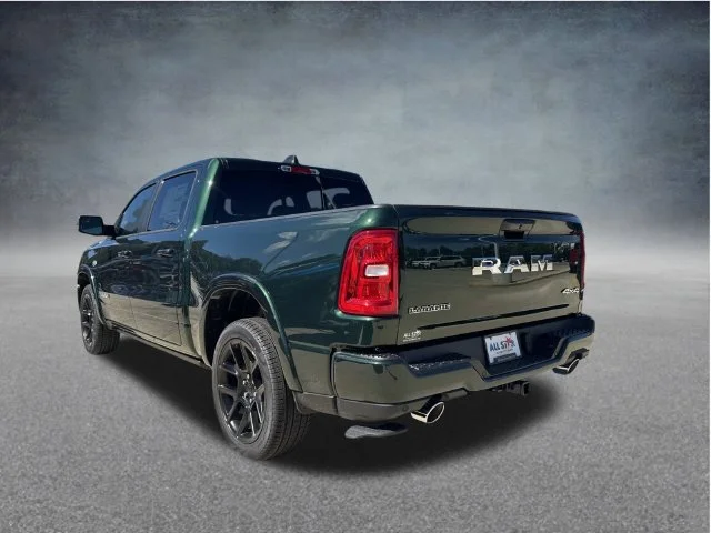 New 2026 Serrano-Green Metallic Exterior Paint RAM Laramie image 6