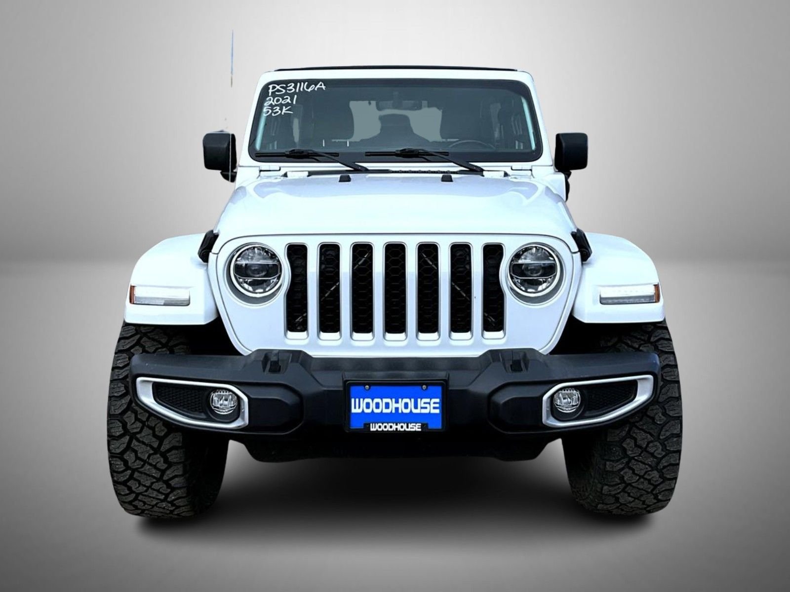 Used 2021 White Jeep Unlimited Sahara 4xe image 2