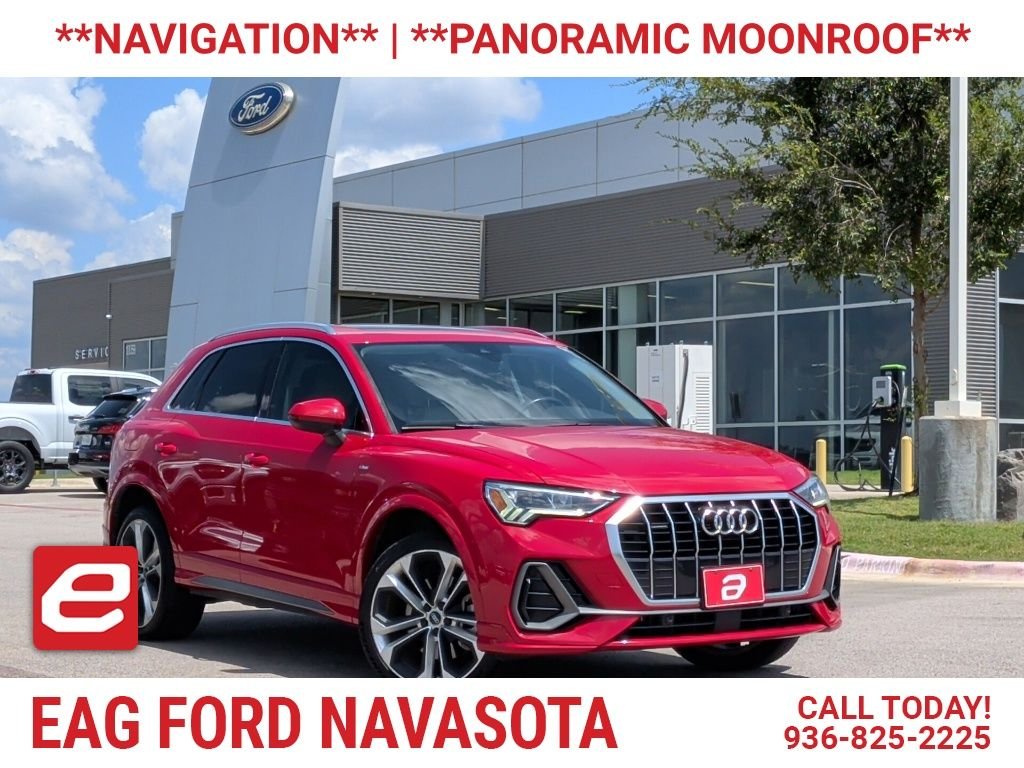 Used 2021 Tango Red Metallic Audi Premium Plus image 1