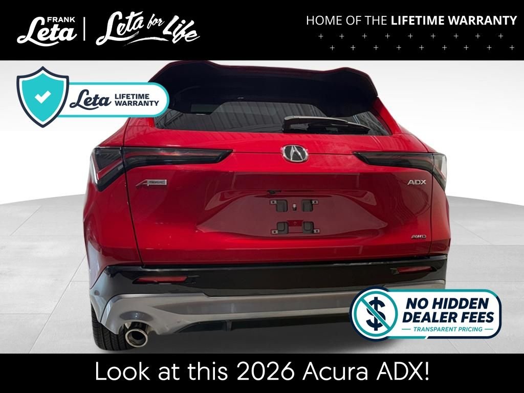 New 2026 Milano Red Acura w/A-Spec Package image 4