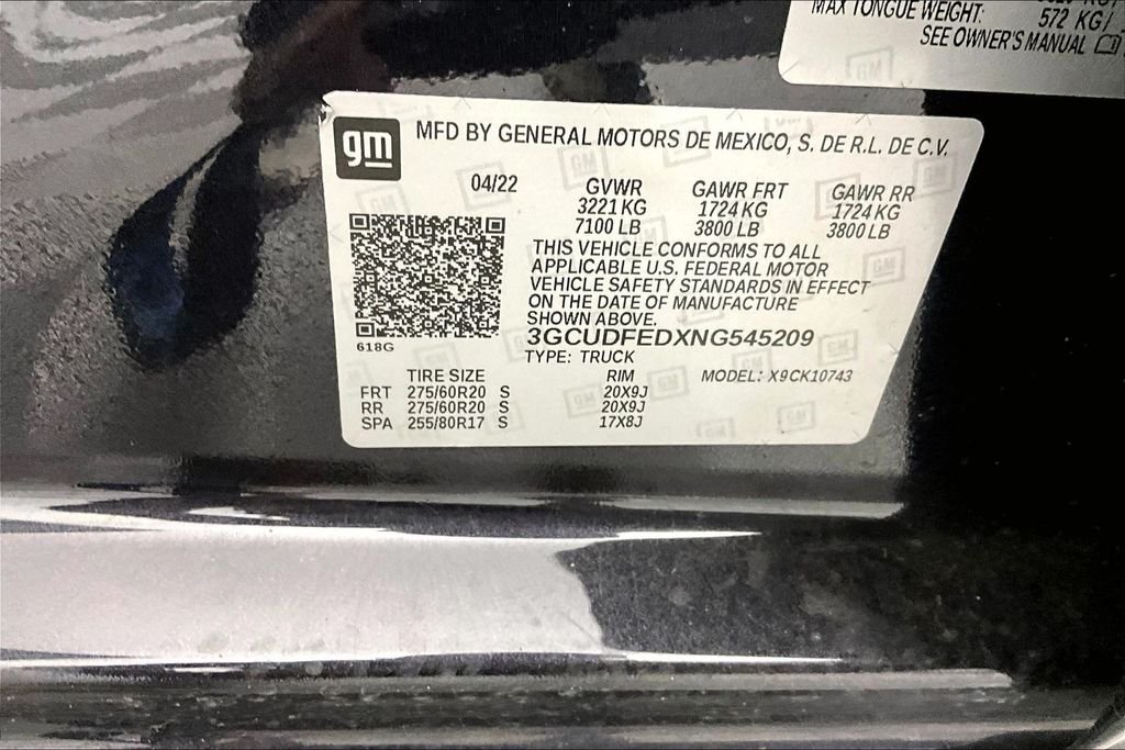 Used 2022 Gray Chevrolet LT Trail Boss image 5