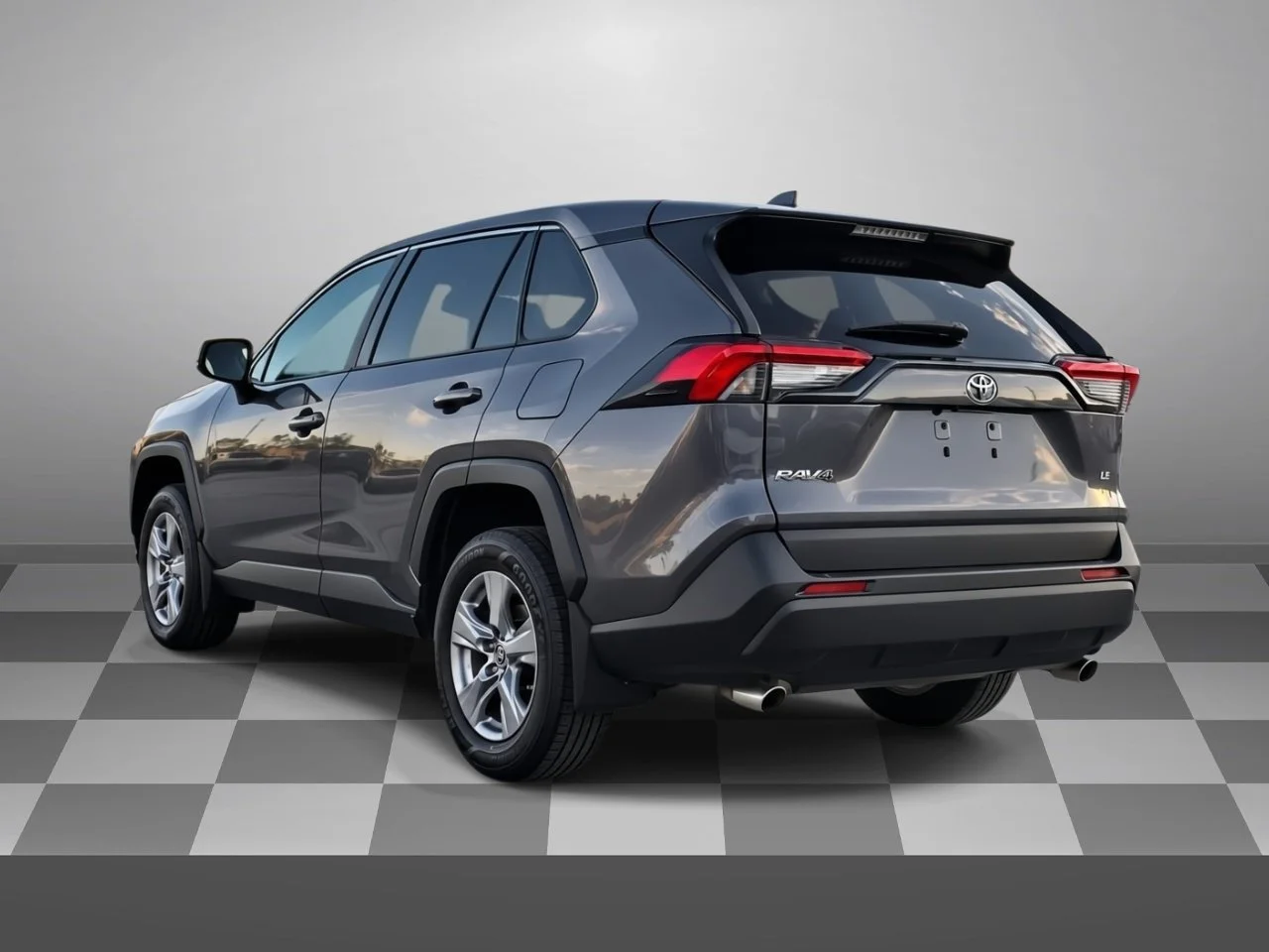 Used 2023 Magnetic Gray Toyota LE image 3