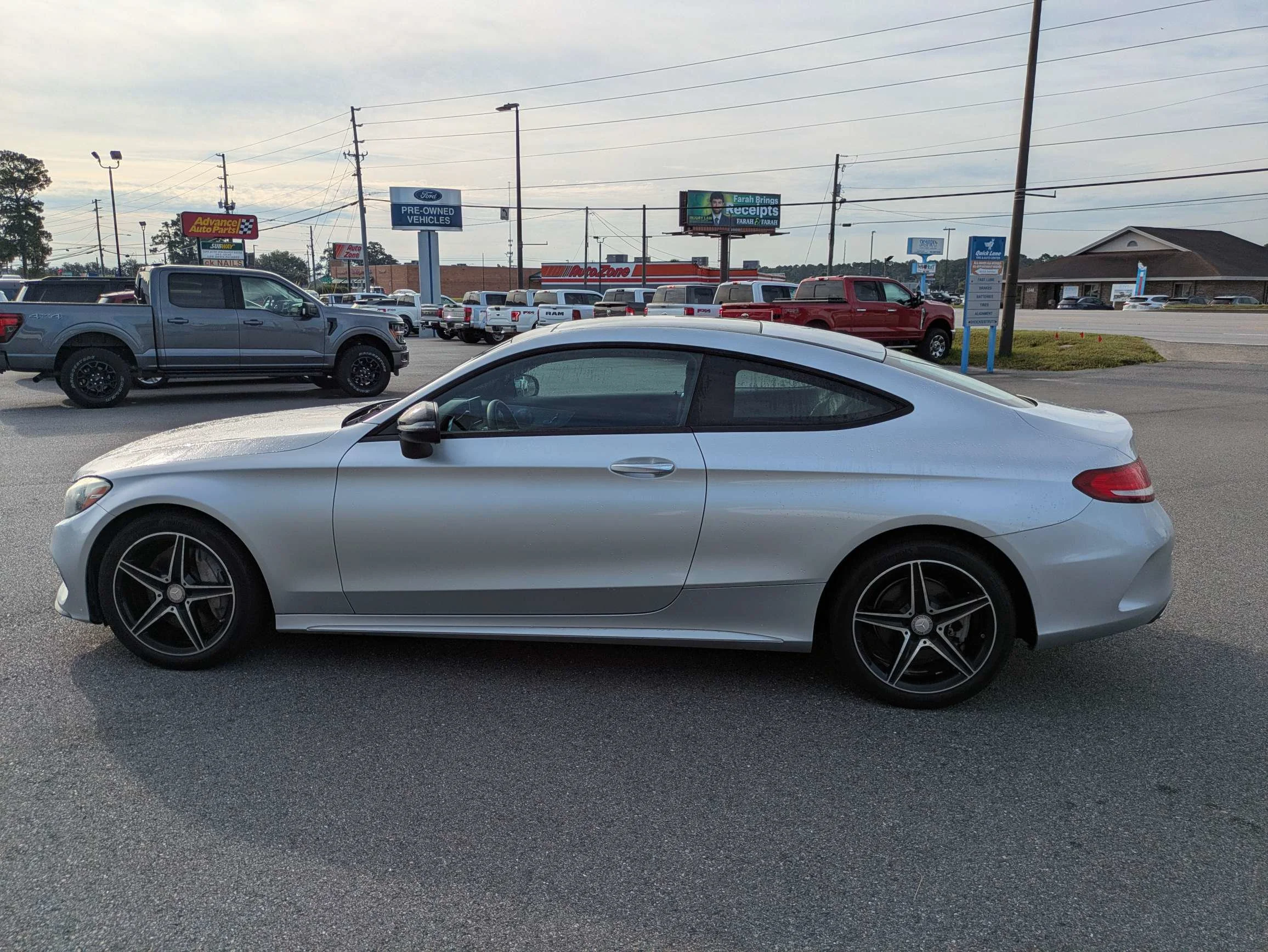 Certified Used 2017 Diamond Silver Metallic Mercedes-Benz Coupe w/Panoramic Moonroof, Pre-Collision Assist, Drive Modes, & Bluetooth image 7