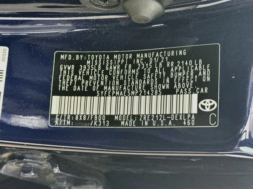 Used 2021 Blueprint Toyota LE image 29