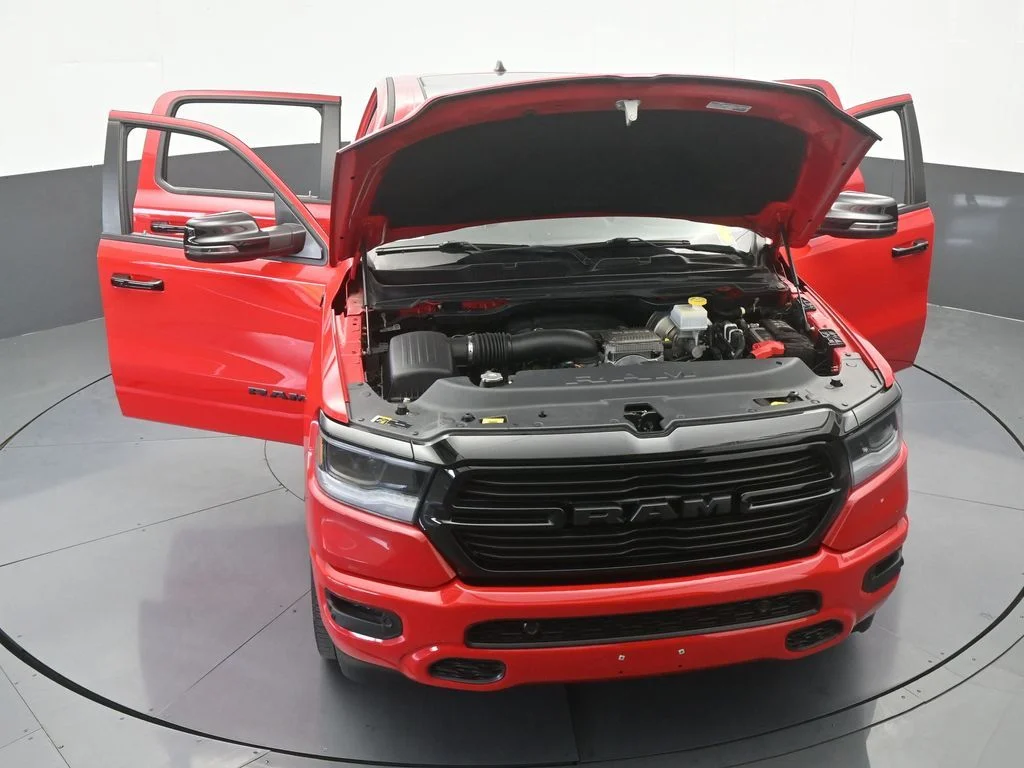 Used 2023 Flame Red Clearcoat Ram Laramie image 80