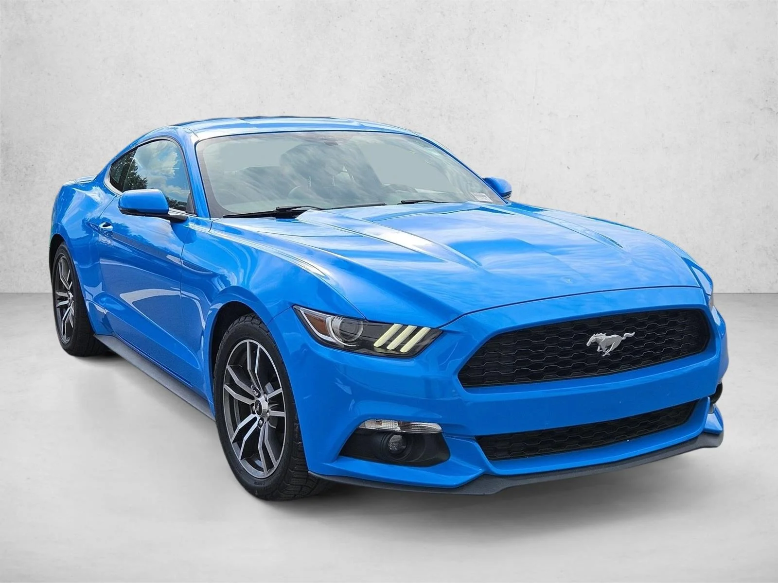 Used 2017 Grabber Blue Ford EcoBoost Premium image 3