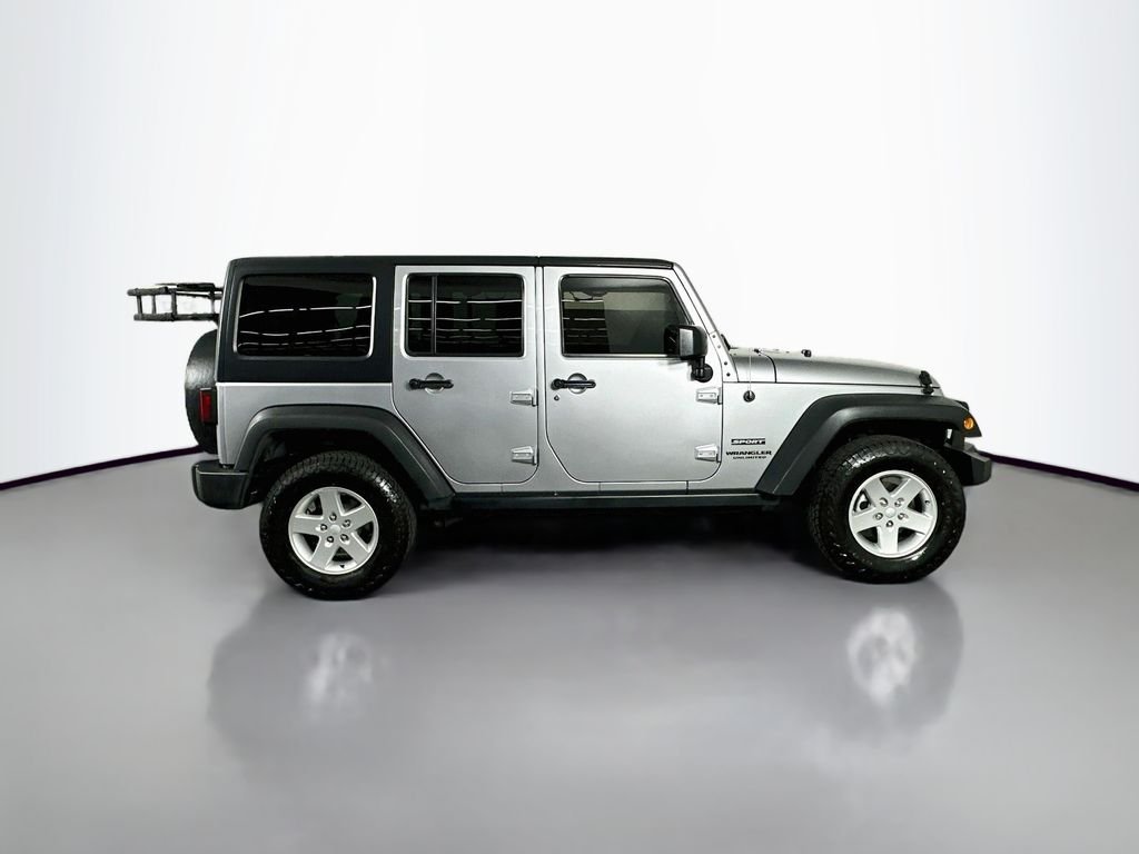 Used 2017 Billet Silver Metallic Clearcoat Jeep Unlimited Sport S image 9