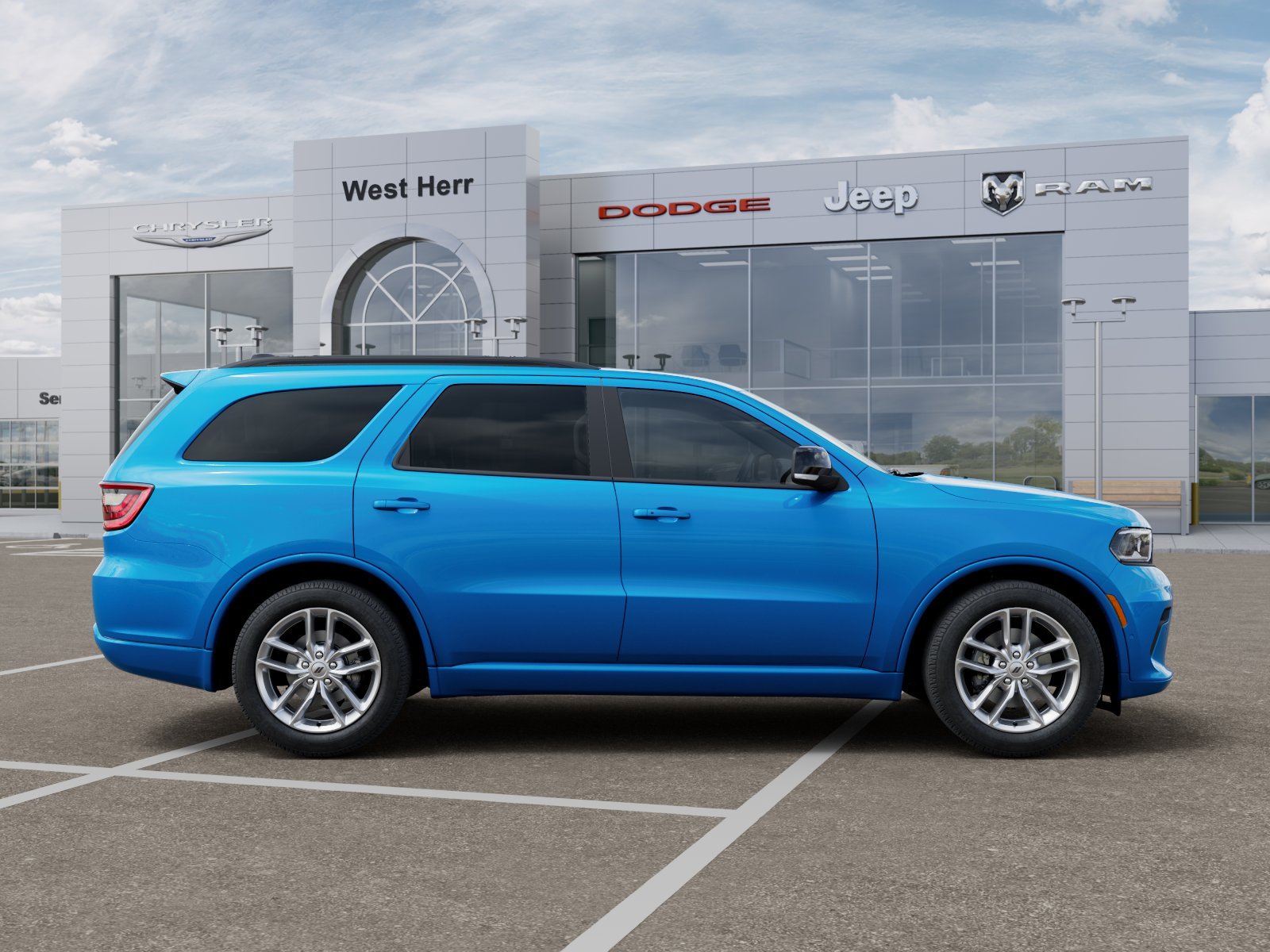 New 2026 B5 Blue Exterior Paint Dodge DURANGO GT PLUS AWD image 47