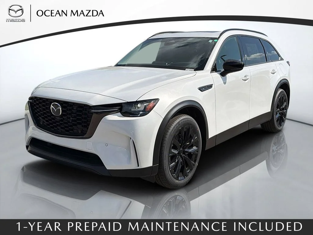 New 2026 Rhodium White Premium Mazda 3.3 Turbo Premium Sport AWD image 1