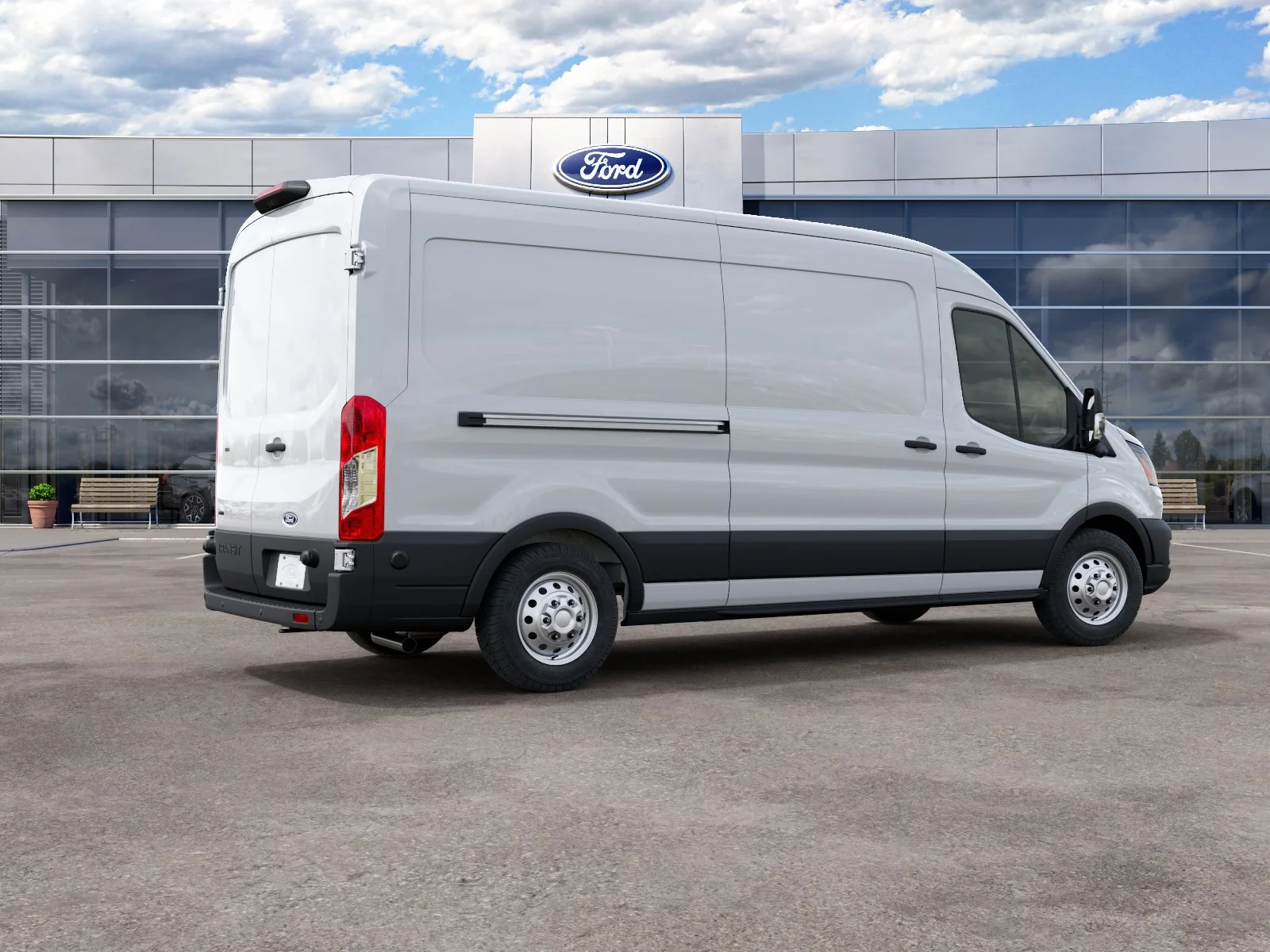 New 2027 Oxford White Ford Cargo Van image 27