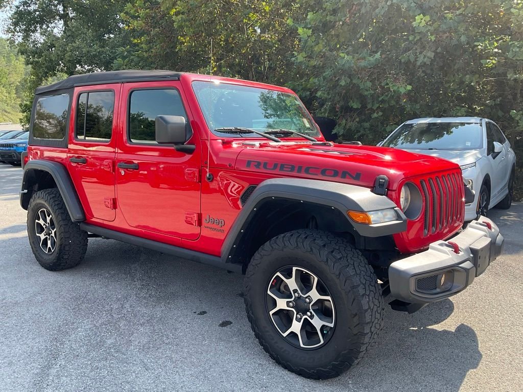 Used 2021 Red Jeep Unlimited Rubicon image 7